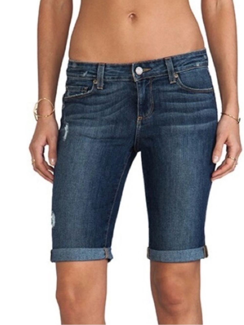 Paige Denim Jean Shorts Bermuda Shorts Size 25